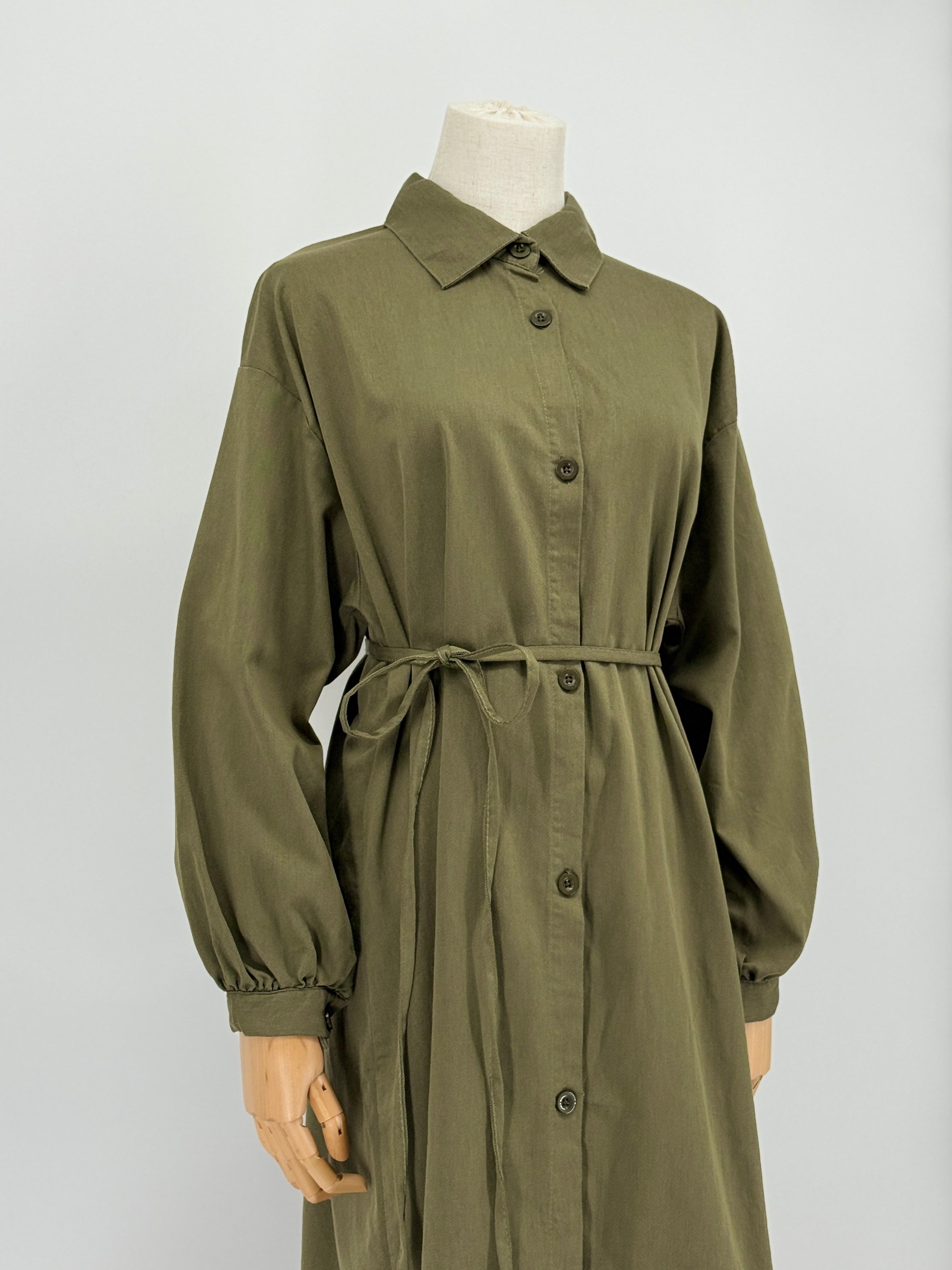 Knee Length Soft Denim Shirt