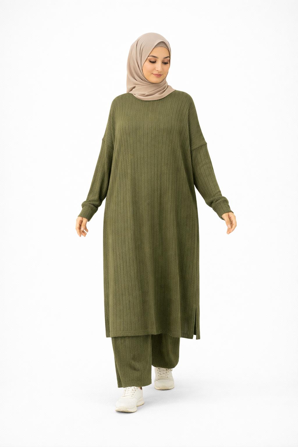 Long Oversized Light Knit Set