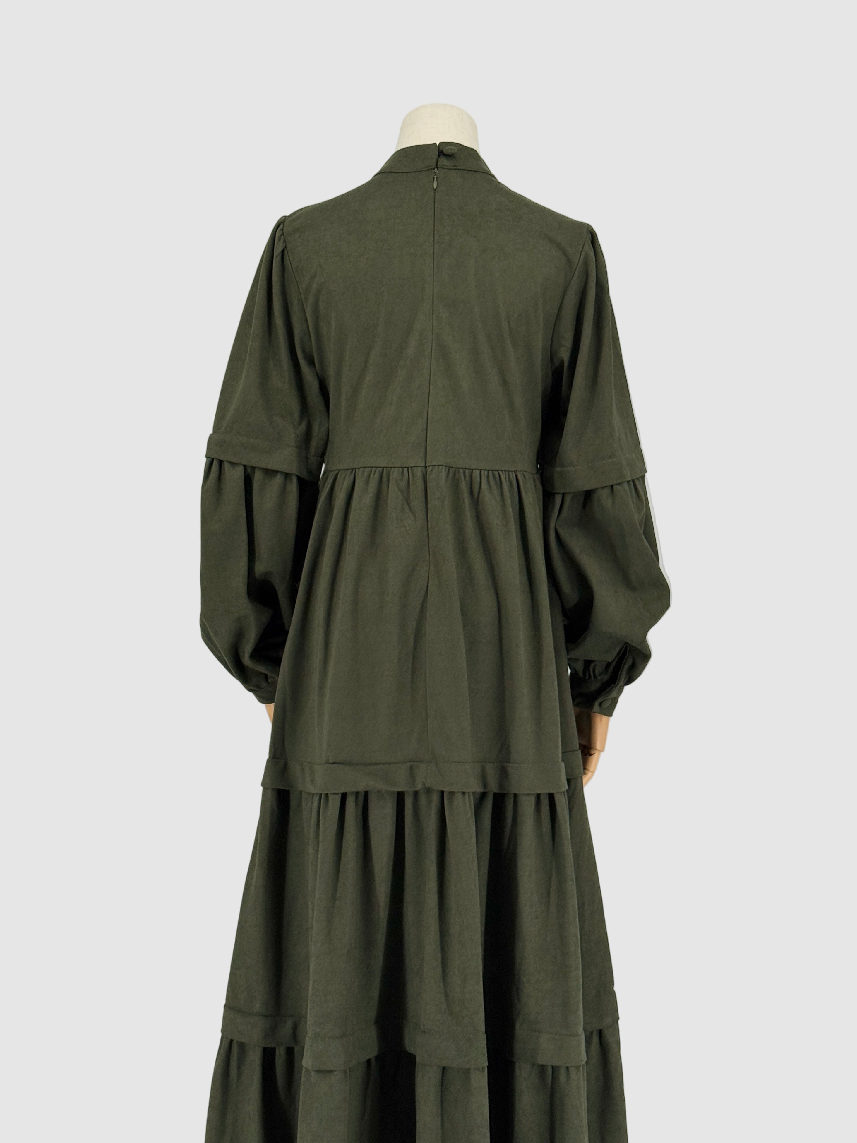 Tiered Chamois Dress