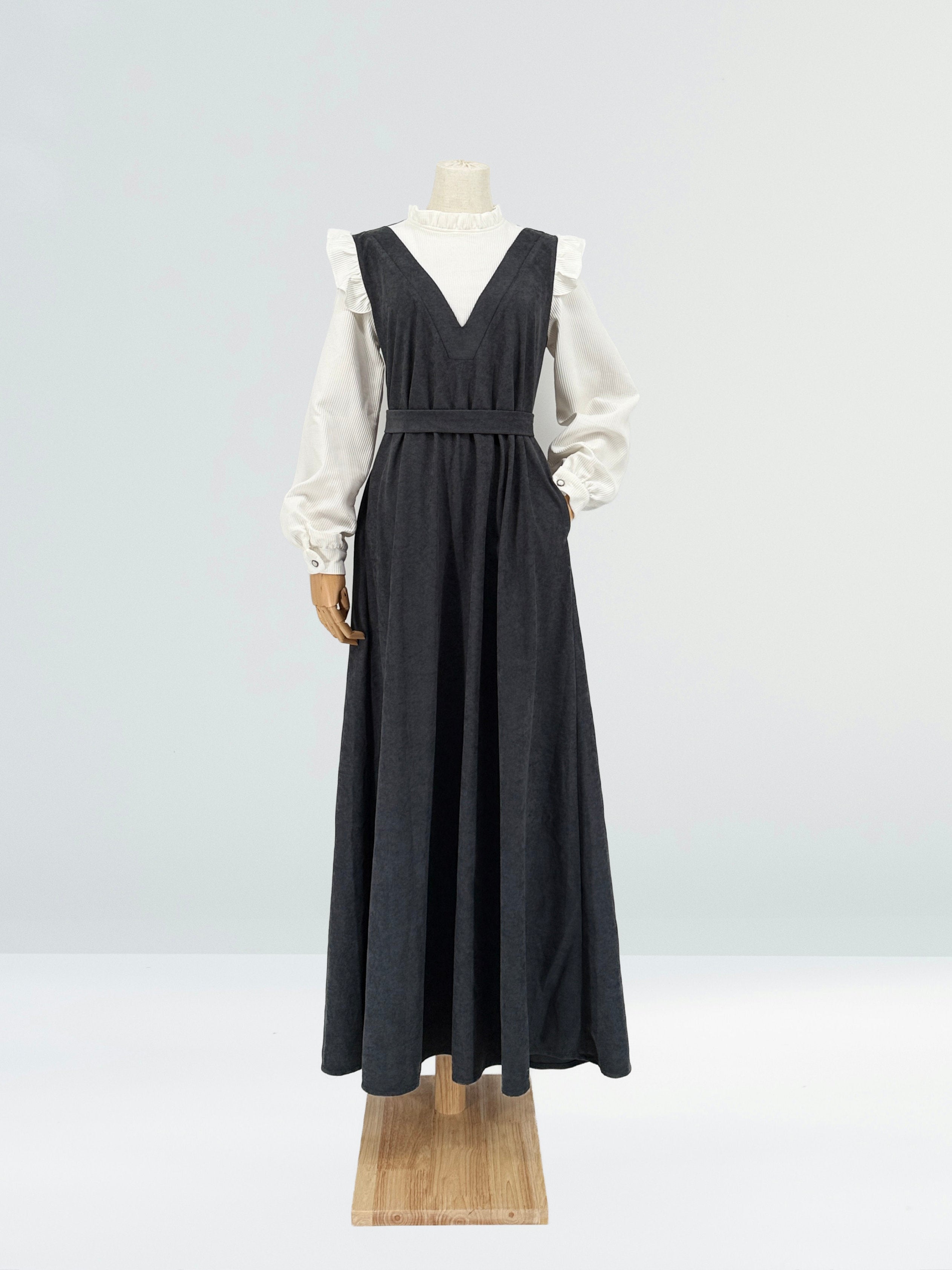 Two-Tone Chamois Dress