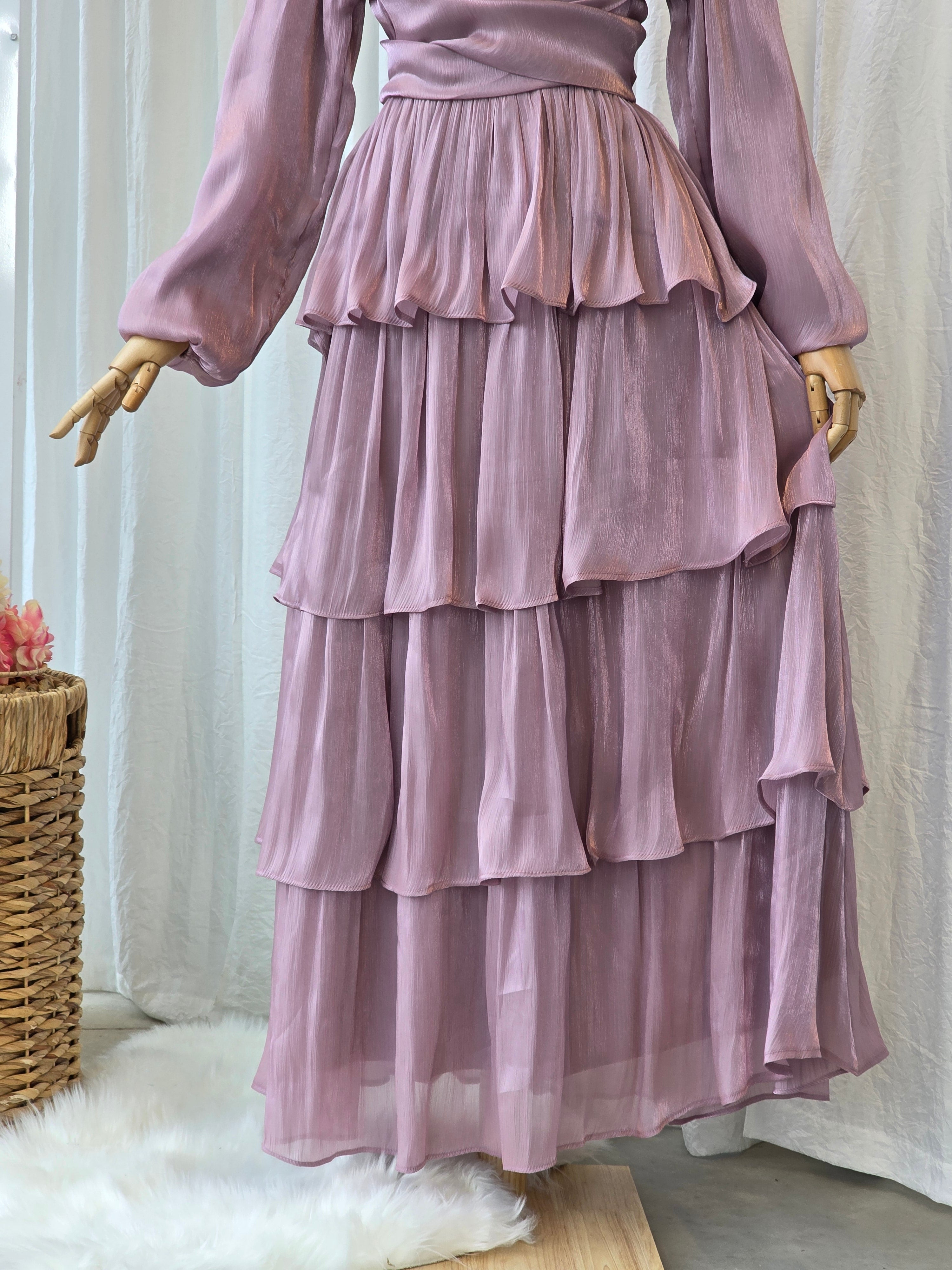 AURELIA Shimmery Organza Dress