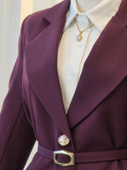 Blazer 2-Piece Skirt Set