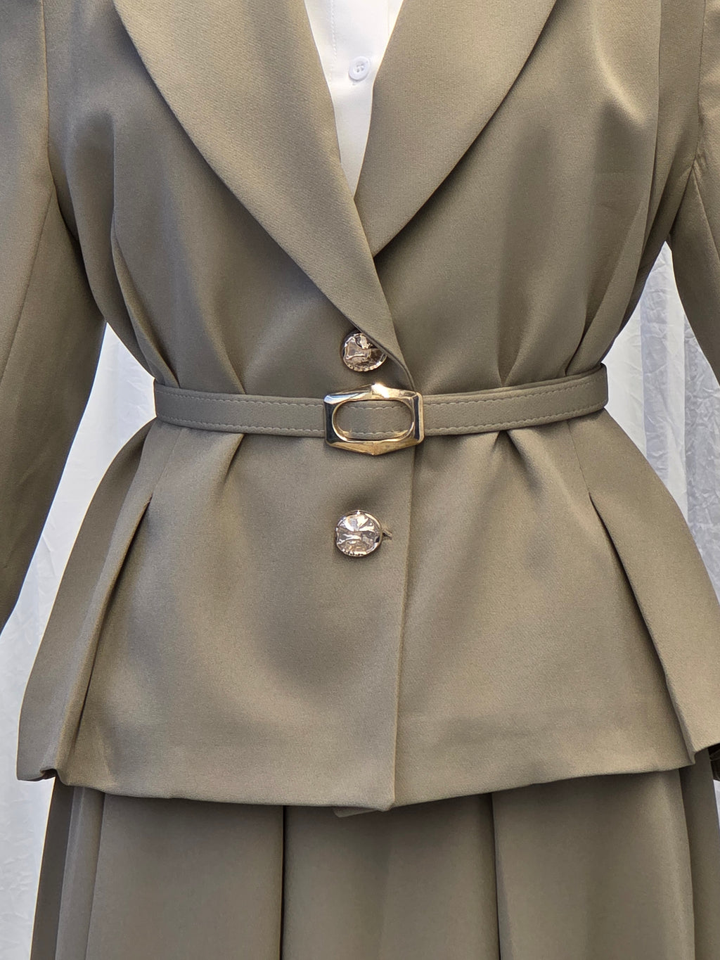 Blazer 2-Piece Skirt Set
