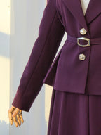 Blazer 2-Piece Skirt Set