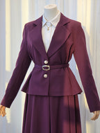 Blazer 2-Piece Skirt Set