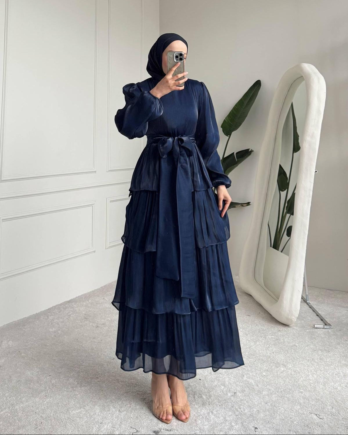 AURELIA Shimmery Organza Dress