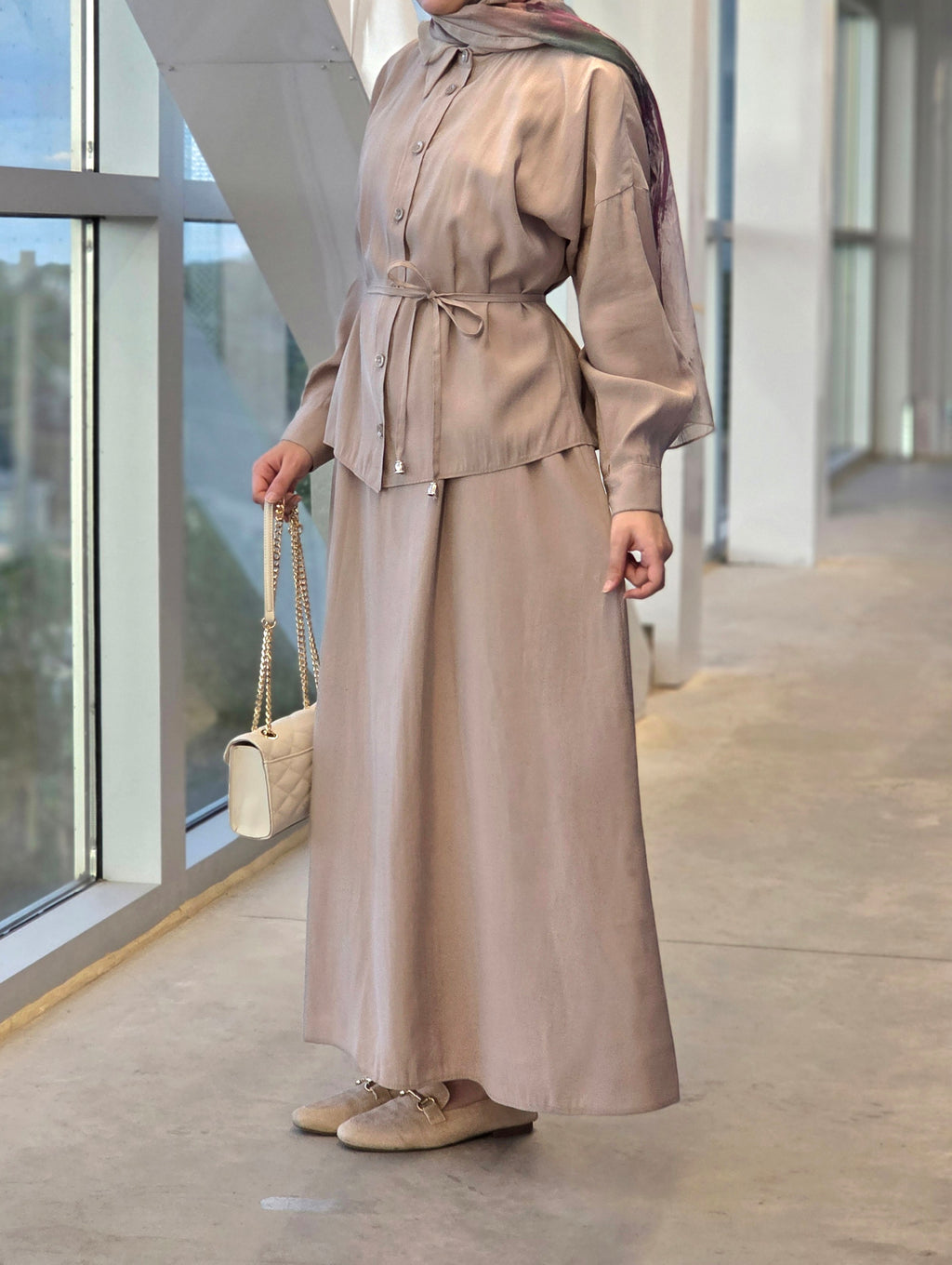 2-Piece Tencel Dress Set